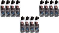 Falcon Dust-Off Electronics Compressed Gas Duster 10 oz (4 Pack) [New Improved Version] (10 oz (12 Pack) (2-Unit))