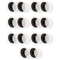 Theater Solutions TS80C in Ceiling 8" Speakers Surround Sound Home Theater 7 Pair Pack