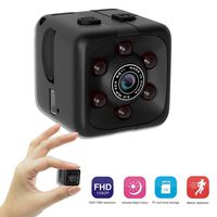 Mini Cop Cam- Spy Camera Wireless Hidden - Micro Hidden Camera - Nanny Cam, Cop Camera, Body Cam - 1 Cubic Inch 1080p Hidden Security Camera with Motion Detection and Night Vision