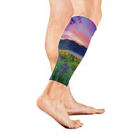 Leg Sleeve Yellow Flowers Calf Sleeves 1 Pair for Men/Women Running/Cycling/Maternity/Travel/Ourdoor Activities