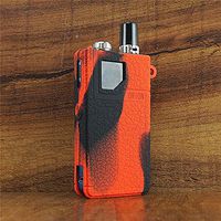 ModShield for Lost Vape Orion Q & GO DNA 40W Silicone Case ByJojo Protective Cover Sleeve Shield Wrap Skin (Red/Black)
