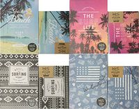 WCS West Coast Style 4 Design Letter Set 100 Writing Paper (Letter Pad A5 Size) + 48 Envelopes Stationary Japan