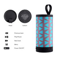 Portable Bluetooth Speaker, Wireless Speaker Outdoor Hands-Free Speakerphone, HD Audio, Enhanced Bass Outdoor/Indoor, Bluetooth 4.1, AUX Support, Splash Proof Compatible with iPhone, iPad, Galaxy