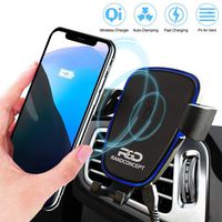 Randconcept - Air Vent Wireless Car Charger Mount, Automatic Clamping Qi 10W 7.5W Fast Charging 5W Car Mount - Compatible for iPhone X Xs XR 8, Samsung Galaxy S10 S9 S8 S7 Edge and Qi-Enabled Phone