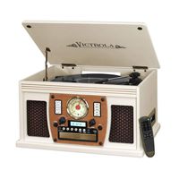 Victrola Navigator 8-in-1 Classic Bluetooth Record Player with USB Encoding and 3-speed Turntable