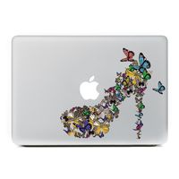 Kiseki MacBook Sticker Butterfly Heels Laptop Notebook Decal Skins Stickers Fit for MacBook Air Pro Retina 13"/Hp/Lenovo/Dell/Compaq/Asus/Acer/Samsung/Surface Book(13")