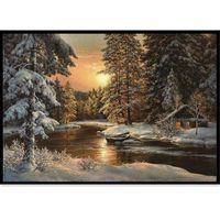 Toosvan DIY 5D Diamond Painting, Crystal Rhinestone Diamond Embroidery Number Kits Painting Cross Stitch Kit Pictures Arts Craft for Home Wall Decor (E)