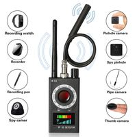 Anti Spy Detector, RF Detector & Camera Finder, Bug Detector, Upgraded RF Signal Detector, LNYOSN GSM Tracking Device for Wireless Audio Bug Hidden Camera Detector (Black)