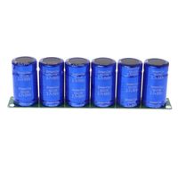 6 Pcs 2.7V 500F Super Farad Capacitor with Protection Board 16V 83F 2.5V700F