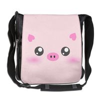 Classic Lovely Piggy Messenger Bag Shoulder Bag Outdoor Sports Crossbody Bag Side Bag For Men Women