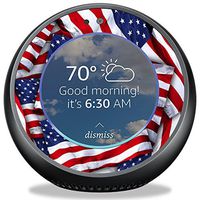 MightySkins Skin Compatible with Amazon Echo Spot - Patriot | Protective, Durable, and Unique Vinyl Decal Wrap Cover | Easy to Apply, Remove, and Change Styles | Made in The USA