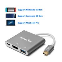 Rocketek USB-C HDMI Adapter for Nintendo Switch and Samsung Dex Station / USB C to HDMI Converter hub for Nintendo Switch - Support Samsung S8/S8+ / MacBook Pro / Google Pixel also