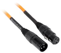 Rockville RCXFM50P-O Orange 50' Female to Male REAN XLR Mic/Speaker Cable, 50 FT