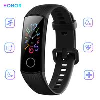 Docooler Honor Band 5 Smart Bracelet Watch Faces Smart Fitness Timer Intelligent Sleep Data Real-Time Heart Rate Monitoring 5ATM Waterproof Swi