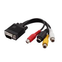 uxcell a16111600ux0040 Male to Female 3 Adapter Extension Cable