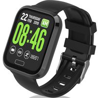 iGeeKid Fitness Tracker Watch & Sport Smart Watches & Heart Rate Blood Pressure Blood Oxygen Sleep Monitor Watch & Pedometer Activity Tracker & Touch Screen Smart Bracelet Wristband for Men Women