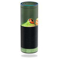 MightySkins Skin Compatible with Amazon Echo - Froggy | Protective, Durable, and Unique Vinyl Decal wrap Cover | Easy to Apply, Remove, and Change Styles | Made in The USA