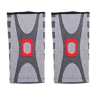 ELEOPTION Knee Sleeve Support Compression Brace Anti Slip Pain Relief for Running Jogging Workout Walking Hiking Sports Compression and Recovery (L, 2PCS)