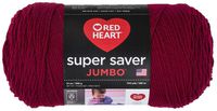 RED HEART RED HEART Super Saver Jumbo Yarn, Burgundy - E302C.0376