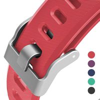 ZURURU ID115Plus HR Replacement Band and 115plus hr Straps for Letscom, Lintelek, Letsfit ID115Plus HR Fitness Tracker (Red)