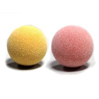 Tornado Official Foosballs Tournament Balls Commercial Quality - Play Like The Pros (2 Balls, Pink and Yellow)