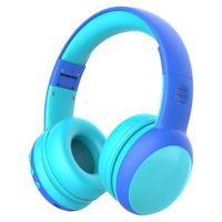 gorsun Bluetooth Kids Headphones with 85dB Limited Volume, Children's Wireless Bluetooth Headphones, Foldable Bluetooth Stereo Over-Ear Kids headsets - Blue