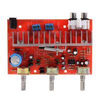watersouprty 40W TDA7377 Stereo Dual-Channel Audio Power Amplifier Board Treble Bass Adjustable