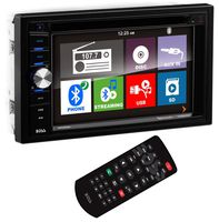 BOSS Audio Systems BV9366B Double Din, Touchscreen, Bluetooth, DVD CD MP3 USB SD AM FM Car Stereo, 6.2 Inch Digital LCD Monitor, Wireless Remote