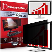 SightPro 18.5 Inch Computer Privacy Screen Filter for 16:9 Widescreen Monitor - Privacy and Anti-Glare Protector