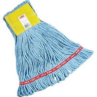 Rubbermaid Commercial FGA15106BL00 Web Foot Mop Head, 5-inch Headband, Small, Blue