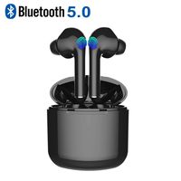 Bluetooth 5.0 Wireless Earbuds Built-in Mic Headphones for Phone HiFi Stereo Sound Quality IPX5 Waterproof Earphones with Portable Charging Case Headsets 30H Long Playtime Noise Cancelling Mini Sized