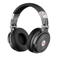 Bluetooth Headphones,Over Ear Wireless Headset,40 mm Drivers Earbuds, Deep Bass Wireless Headphones (15 Hour Playtime,Active Noise Cancelling) for Travel Work TV Computer Phone (Black)