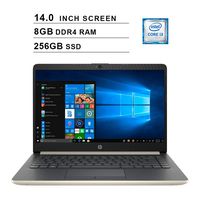 2019 HP Premium 14 Inch Laptop (Intel Core i3-7100U, Dual Cores, 8GB DDR4 RAM, 256GB SSD, WiFi, Bluetooth, HDMI, Windows 10 Home) (Ash Silver)