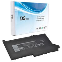 DGTECH New DJ1J0 Laptop Battery Compatible with Latitude 12 7000 7280 7480 PGFX4 ONFOH (11.4V 42Wh)