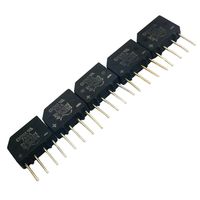 Pack of (5) 2KBP02M 2KBP02M-E4/51 Diode Rectifier Bridge Single 200V 2A 4-Pin Case KBPM