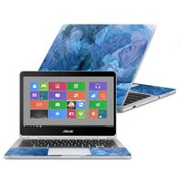 MightySkins Skin Compatible with Asus Chromebook Flip C302CA 12.5" (2016) - Typhoon | Protective, Durable, and Unique Vinyl Decal wrap Cover | Easy to Apply, Remove | Made in The USA