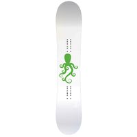 Octopus Body Tentacles Silhouette Snowboard Sticker All Weather 6" Vinyl Decal - [Lime Green]