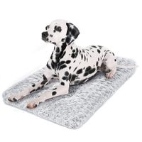 Dog Bed Kennel Pad Washable Anti-Slip Crate Mat for Large Dogs and Cats (36-inch)