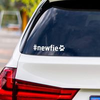 Newfoundland 'Newfie' Hashtag Vinyl Car Sticker Decal #Newfie