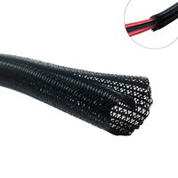 MGI SpeedWare Split-Sleeve Braided Wire Loom & Cable Management 25 feet (3/8")