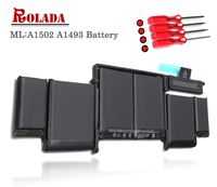 A1493 New Laptop Battery for Apple A1502 ME864LL/A ME866LL/A; MacBook Pro 13" Retina Battery-Only for Late 2013, Mid 2014 Version [Li-Polymer 11.34V 71.8Wh]