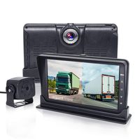 Dual Channel Car Dash Cam 170° Wide Angle 1080P Front Car Monitor Recorder with AHD 720P Rear View Backup Camera,Built-in G-Sensor, Loop Recording,Motion Detection