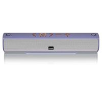 Smalody Wireless Bluetooth Speakers for Smart Phones Ultra Bass Outdoor Portable Loudspeaker Camping Hiking Traveling (Grey)