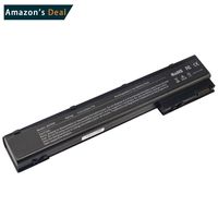 Fancy Buying 8 Cells 632114-141 632113-141 Notebook Computer Battery for Hp EliteBook 8560w 8570w 8760w 8770w Mobile Workstation 632114-151 632425-001 632427-001 (14.8V 5200mAh Black)