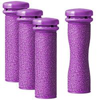 Emjoi Micro-Pedi SoftFLEX Refill Rollers (Latest Edition) Flexible and Soft For More Comfort - Pack of 4