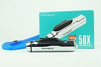 Lumagny Silver Bullet Metal LED Pocket Microscope 50X LED [75-MG6165] -