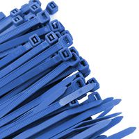 Pro Tie BL11SD100 11.8-Inch Blue Standard Duty Color Cable Tie, Blue Nylon, 100-Pack