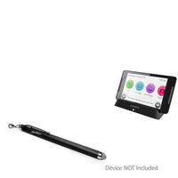 Grandpad Tablet Stylus Pen, BoxWave [EverTouch Capacitive Stylus] Fiber Tip Capacitive Stylus Pen for Grandpad Tablet - Jet Black