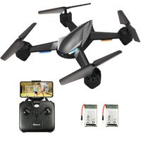 Drone with Camera Live Video for Adults,EACHINE E32HW WiFi FPV with 720P HD Camera Altitude Hold RC Drone Quadcopter RTF - Two Batteries