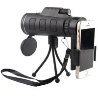 FLBTY HD Phone Camera Telescope 4060 Monocular With Tripod Mobile Phone Clip Set